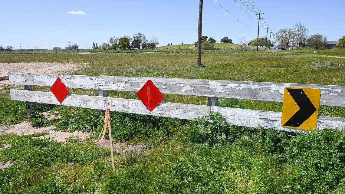 Open land that had for decades been a trash dumping ground will soon be the location for new, affordable housing initiated through a City of Fresno project at Walnut and Florence avenues in southwest Fresno on April 4, 2023.