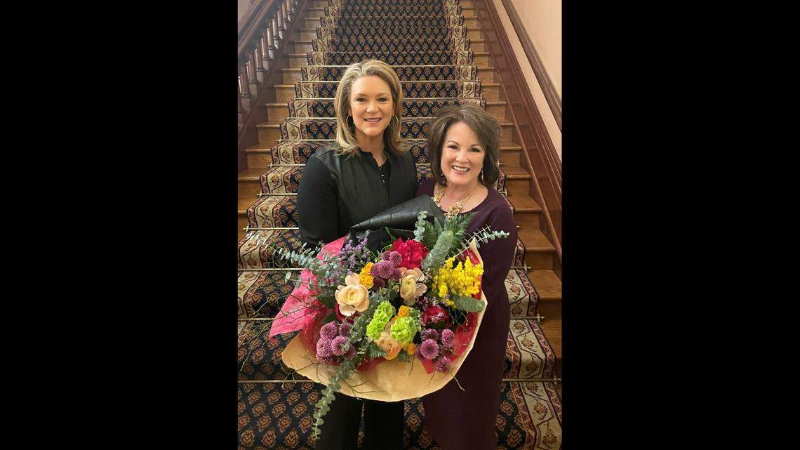 State Senator Shannon Grove (right) chose Fresno County’s District Attorney Lisa Smittcamp (left) as the Woman of the Year for Senate District 12. They met at the State Capitol on Monday, March 20, for the annual celebration recognizing women across the state.
