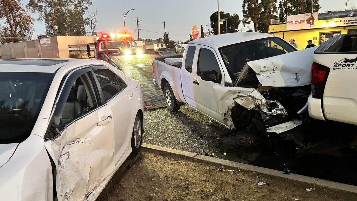 Man arrested on DUI, hit-and-run after crashing into 4 parked cars in Fresno