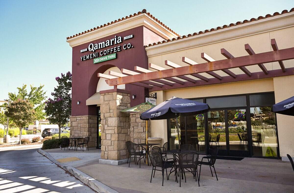 Qamaria Yemeni Coffee Co. recently opened at the Marketplace at El Paseo in northwest Fresno. A drive-thru is also getting off the ground.