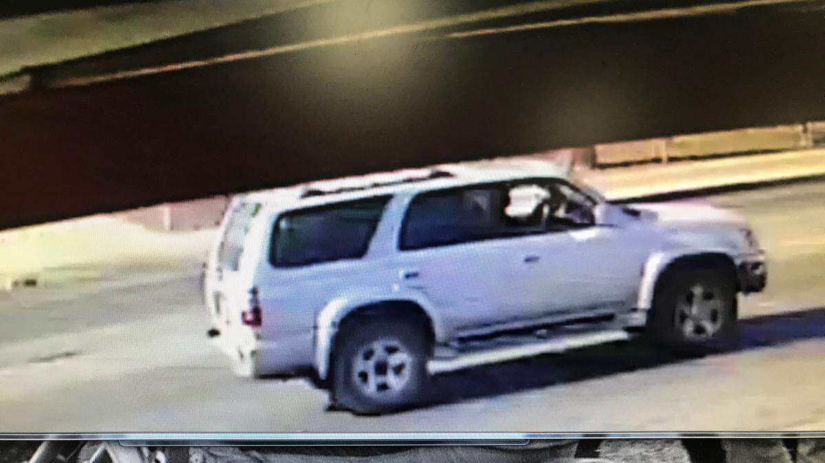 Police are asking for help identifying this SUV, believed to be connected to a fatal drive-by shooting.