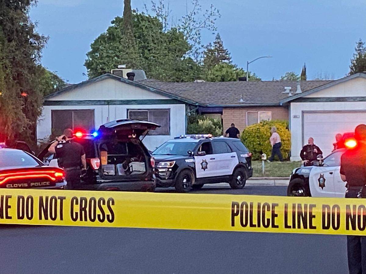 Officers arrested a man who allegedly committed three robbery at three taco trucks in Fresno in April. The man led officers on a pursuit to a Clovis neighborhood.
