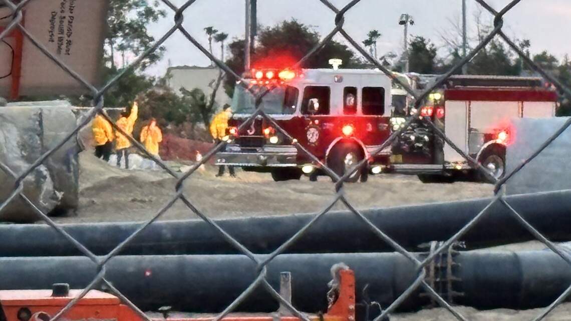 Fire crews respond to a vault fire in downtown Fresno, two months after two found dead