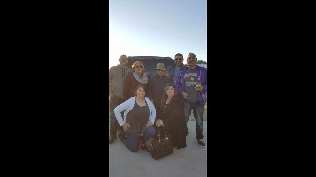 Jesse Moya, 53, of Selma, right, poses in a family photo. Moya died in a boating accident on Sunday, July 1, 2018.