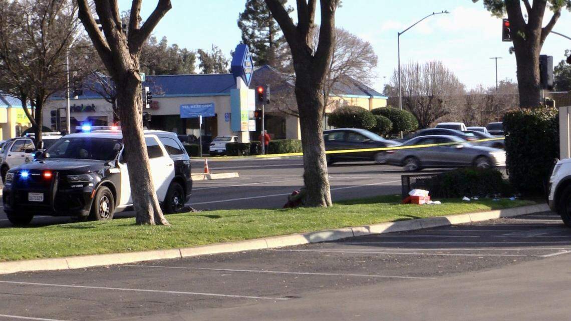 Officers responded to Shaw and Feland avenues in Fresno, California after a man in his late teens was stabbed on Friday, Feb. 9, 2024.