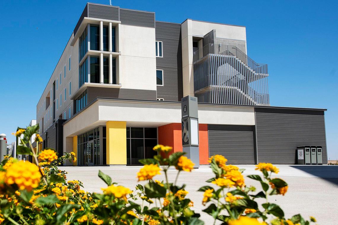 Sentinel Rock student housing on the University of California, Merced campus in Merced, Calif., on Thursday, Aug. 6, 2020.