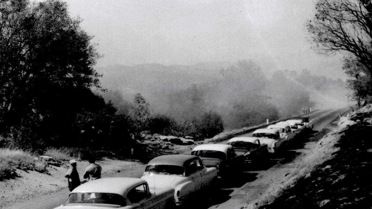 60 years before the River Fire, another major wildfire devastated the same foothill area