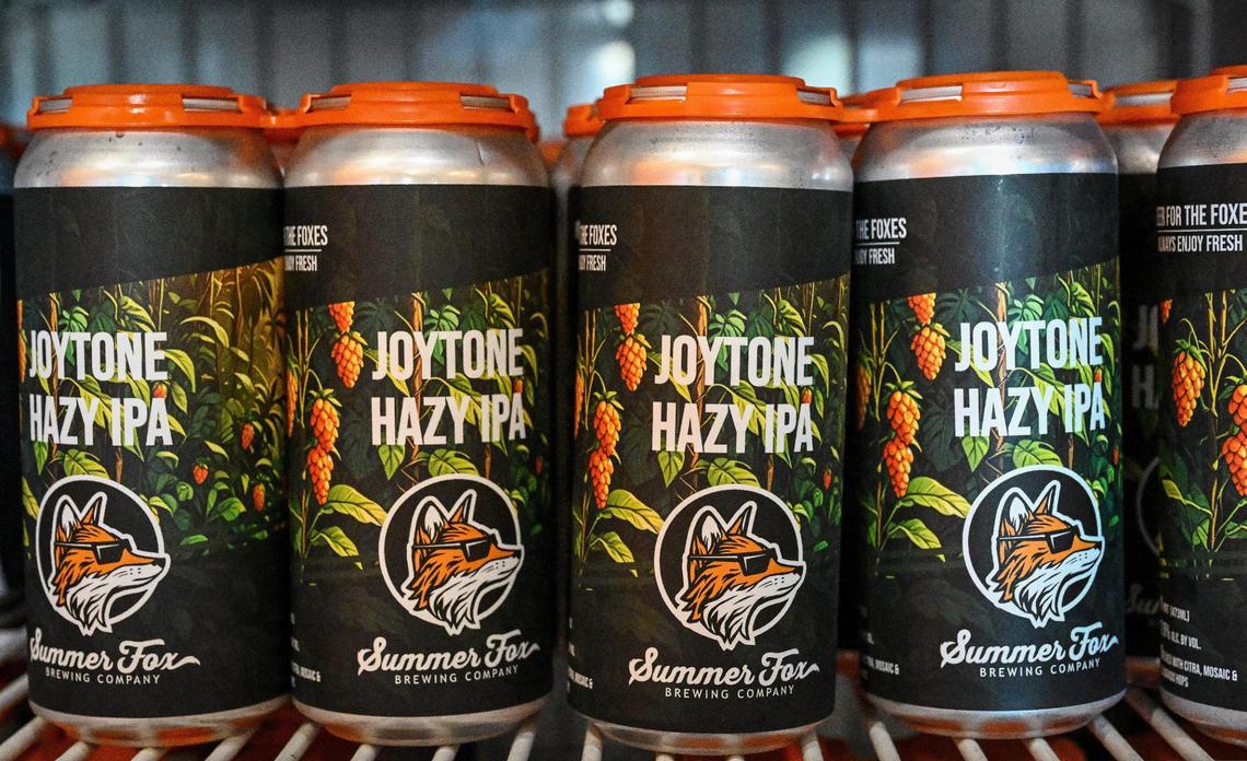 Summer Fox beers in cans are available at their new Van Ness Village area location in the Tower District in Fresno.