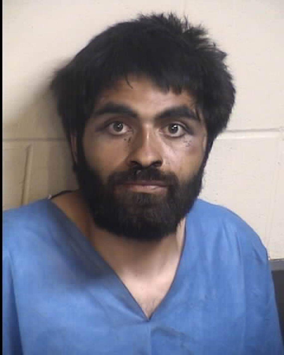 Deputies have arrested 29-year-old Nicolas Arriaga of Fresno and booked him into jail. His bail is set at $2.21 million. The Fresno County District Attorney’s Office has filed the following charges: murder , attempted murder , assault with a deadly weapon , two counts of making criminal threats , resisting arrest with violence , with enhancements for use of a deadly weapon.