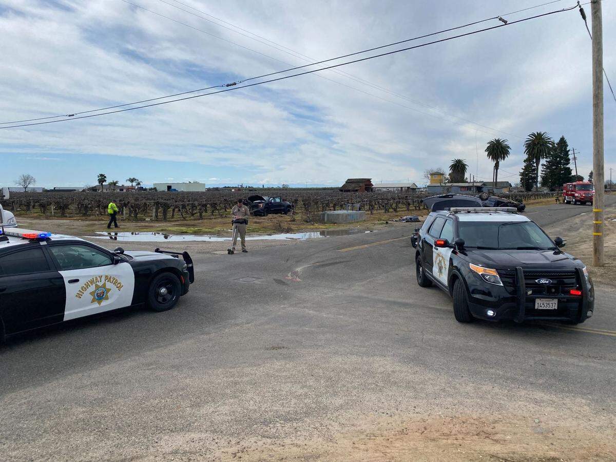 A driver in an SUV was killed Tuesday, March 5, 2024, in a collision near Dickenson and Barstow avenues in Fresno, the California Highway Patrol said.