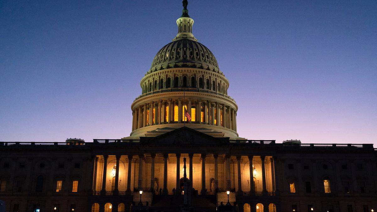 The U.S. Capitol is seen at sunset on Capitol Hill in Washington on an evening in September. Democrats have held both chambers of Congress and the presidency for two years. But they may not have such consolidated power for much longer. Â Republicans could make big gains in the Nov. 8 midterm elections, bolstered by frustration over the economy, advantages in the redistricting process that takes place every 10 years and the traditional losses in a new president’s first midterm election.