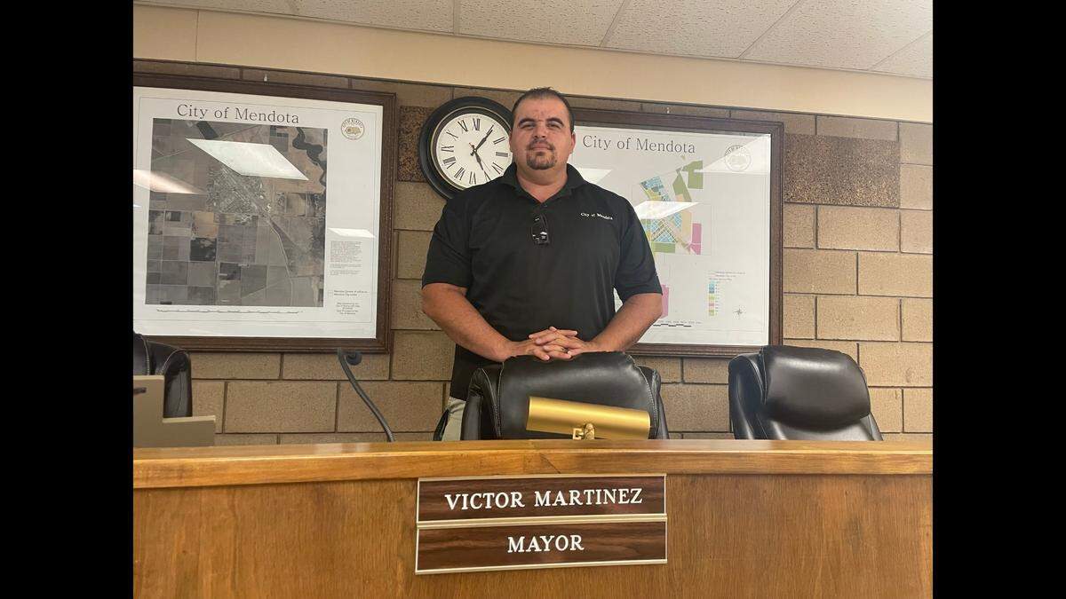 Mendota City Mayor Victor Martinez on a recent afternoon. Martinez was appointed as mayor in December 2022.