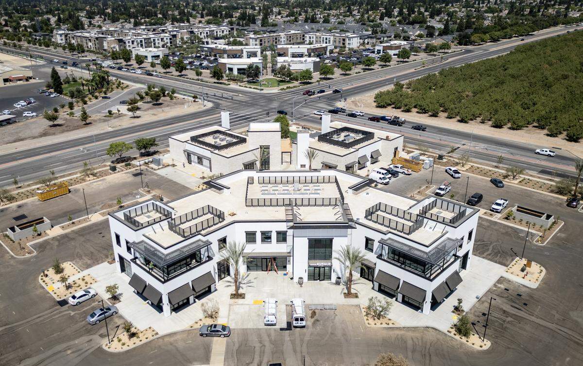 The Avenue is part of the Heritage Grove master planned community and is nearing completion on the southeast corner of Willow and Shepherd.