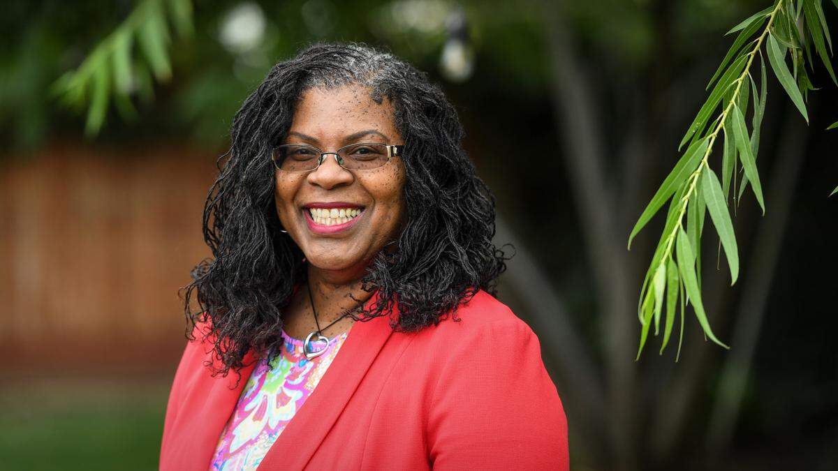 Tara Lynn Gray, President & CEO of the Fresno Metro Black Chamber of Commerce & Chamber Foundation, photographed in Fresno on Thursday, Aug. 14, 2020. 