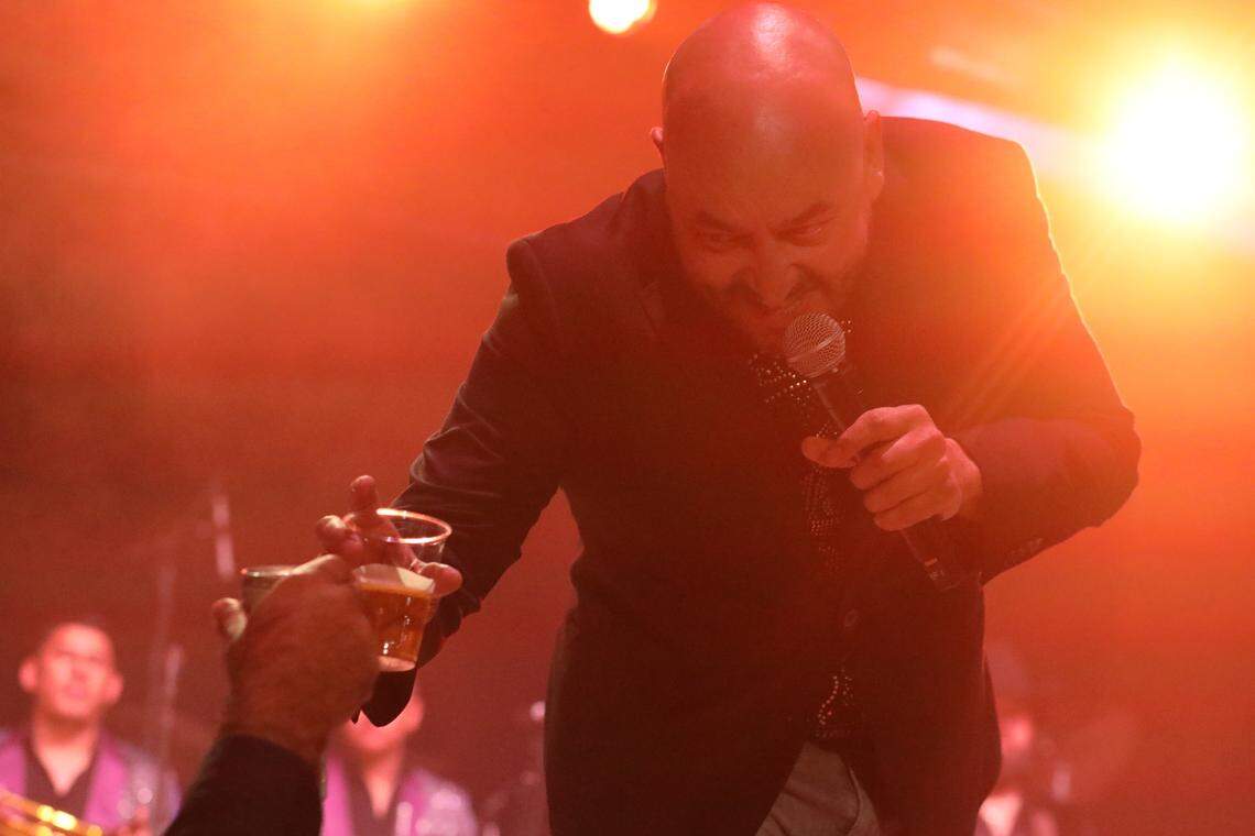 Regional Mexican singer Lupillo Rivera performed at the Paul Paul Theater on the final night of The Big Fresno Fair, delighting the audience not only with his voice but also with autographs on Sunday, October 12, 2025.