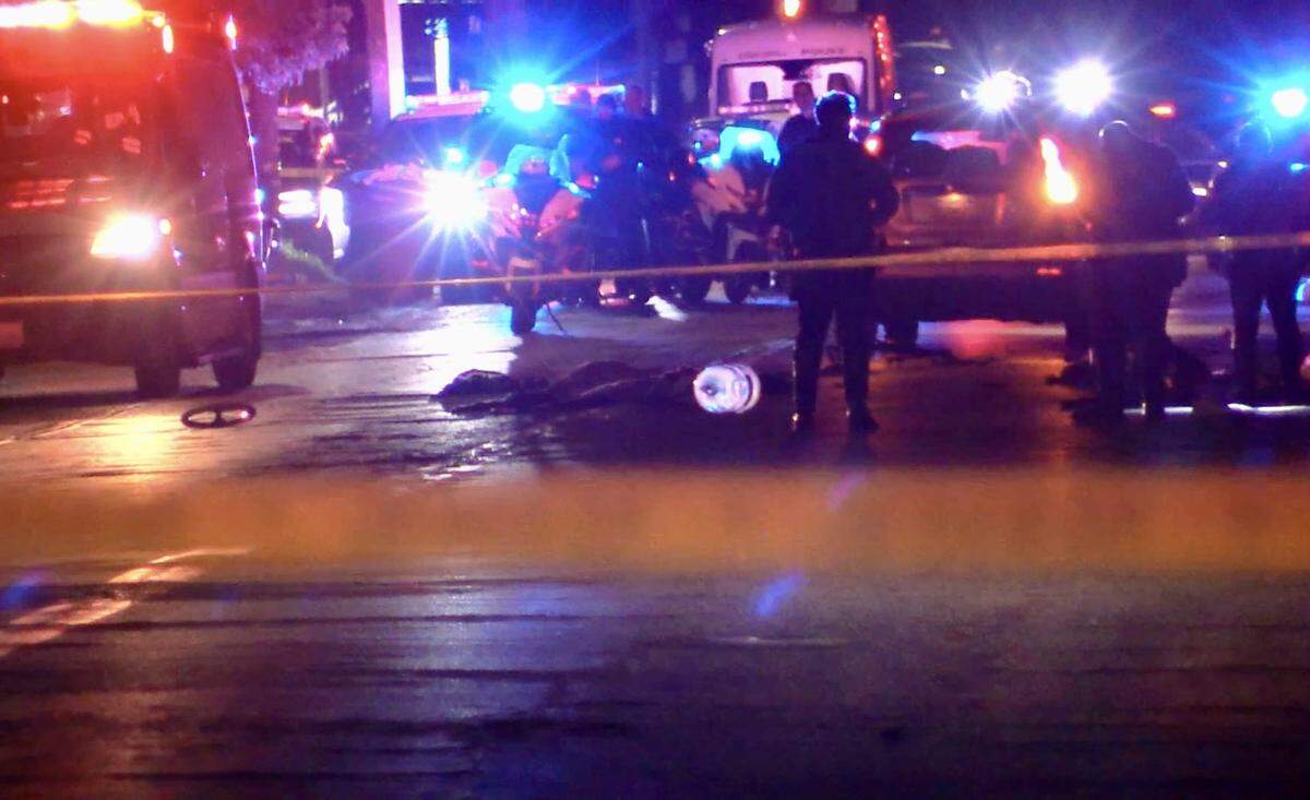 A bicyclist was killed when a vehicle struck her at Polk and Fairmont avenues on Monday, Feb. 26, 2024.