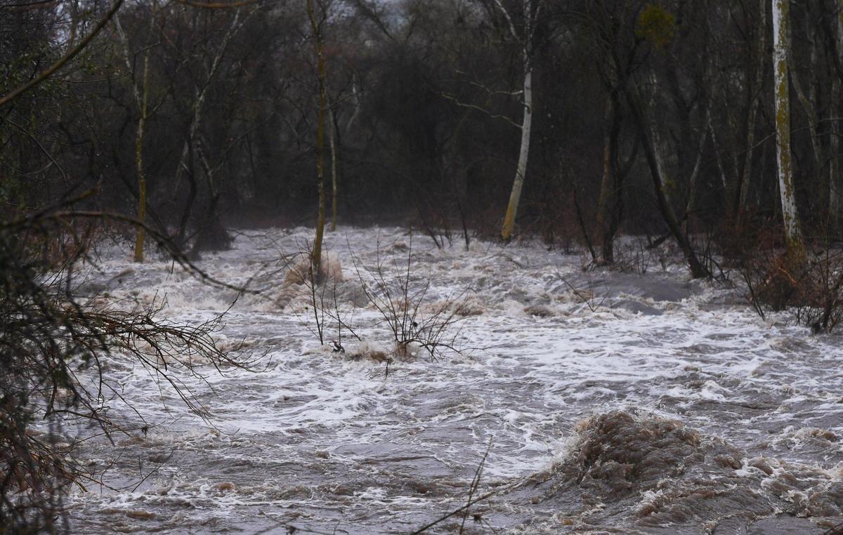 The North Fork of the Kaweah River is seen near Three Rivers Tuesday afternoon, March 14, 2023 near Visalia.