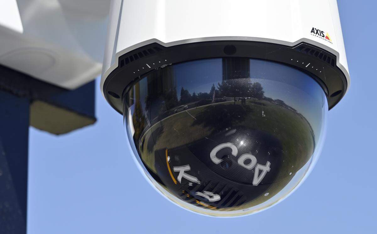 The Clovis Police Department has a new surveillance vehicle called the Camera On Wheels (COW) which uses an extended camera on its rooftop for 360 degree views. The vehicle, formerly used for K9, can be parked and left unmanned. Photographed Wednesday, Oct. 8, 2025 in Clovis.