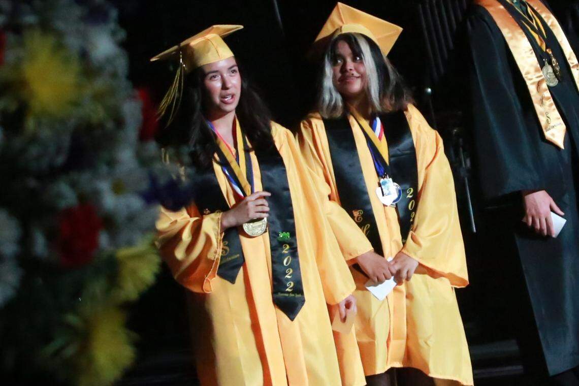 Summa Cum Laude valedictorians Alina Alonzo will be attending California State University, Fresno where she will be majoring in political science while Leslie Arredondo will be attending the Campuswide Honors Collegium Program at University of California, Irvine