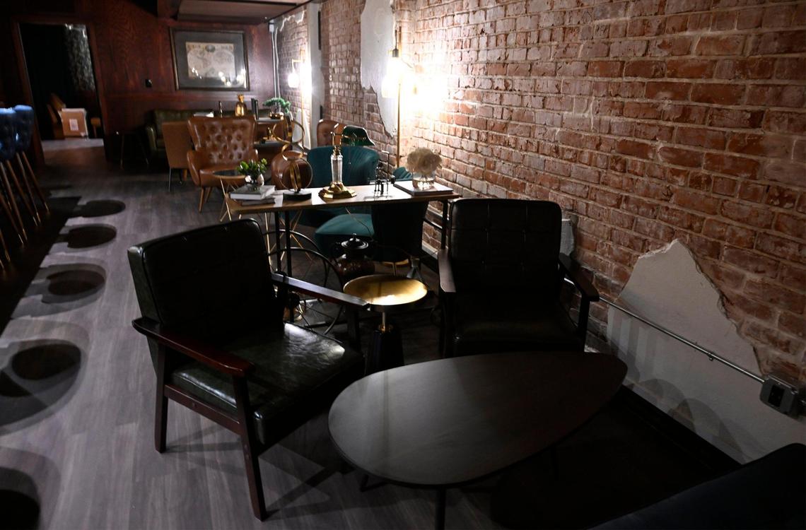 Bespoke is the new cocktail bar opened by Carmen Serrato and Po Tsai, owners of The Modernist. The cocktail bar offers a unique interior design as well as approach to serving drinks. Photographed Monday, June 26, 2023 in downtown Fresno.