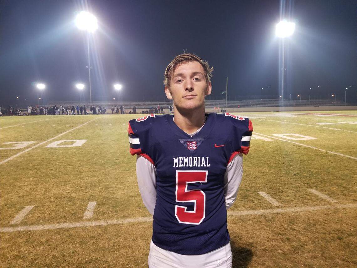 Memorial High all-time leading passer Alec Trujillo had four touchdown passes and a rushing touchdown in a 68-34 semifinal win over visiting Mt. Whitney.