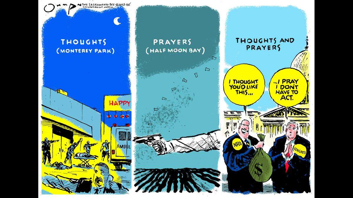 More thoughts and prayers.