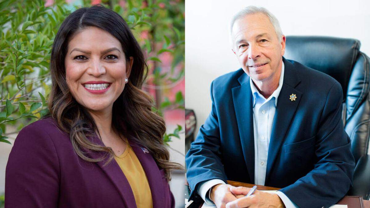 Democrat Esmeralda Soria faces Republican Mark Pazin in the 27th District Assembly race in November.