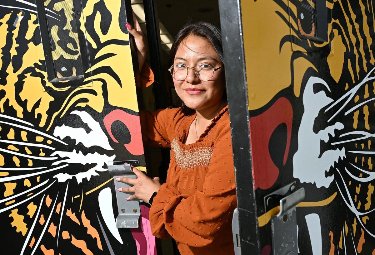 Fresno native Mayra Hernandez Garcia, 18, is a senior at Edison High School with a full ride beginning this August at Johns Hopkins University. Photographed Tuesday, May 14, 2024 in Fresno.