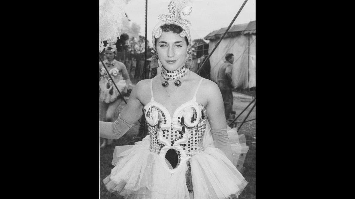 Brenda Jones Cuttin, a native of England who found fame in America as a high-wire aerialist. She met an untimely death in Fresno on Sept. 8, 1976.