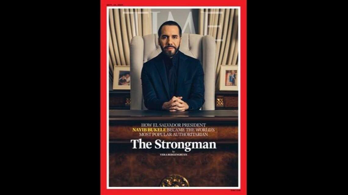 Bukele protagoniza portada de revista TIME y promete que no se postulará a tercer mandato