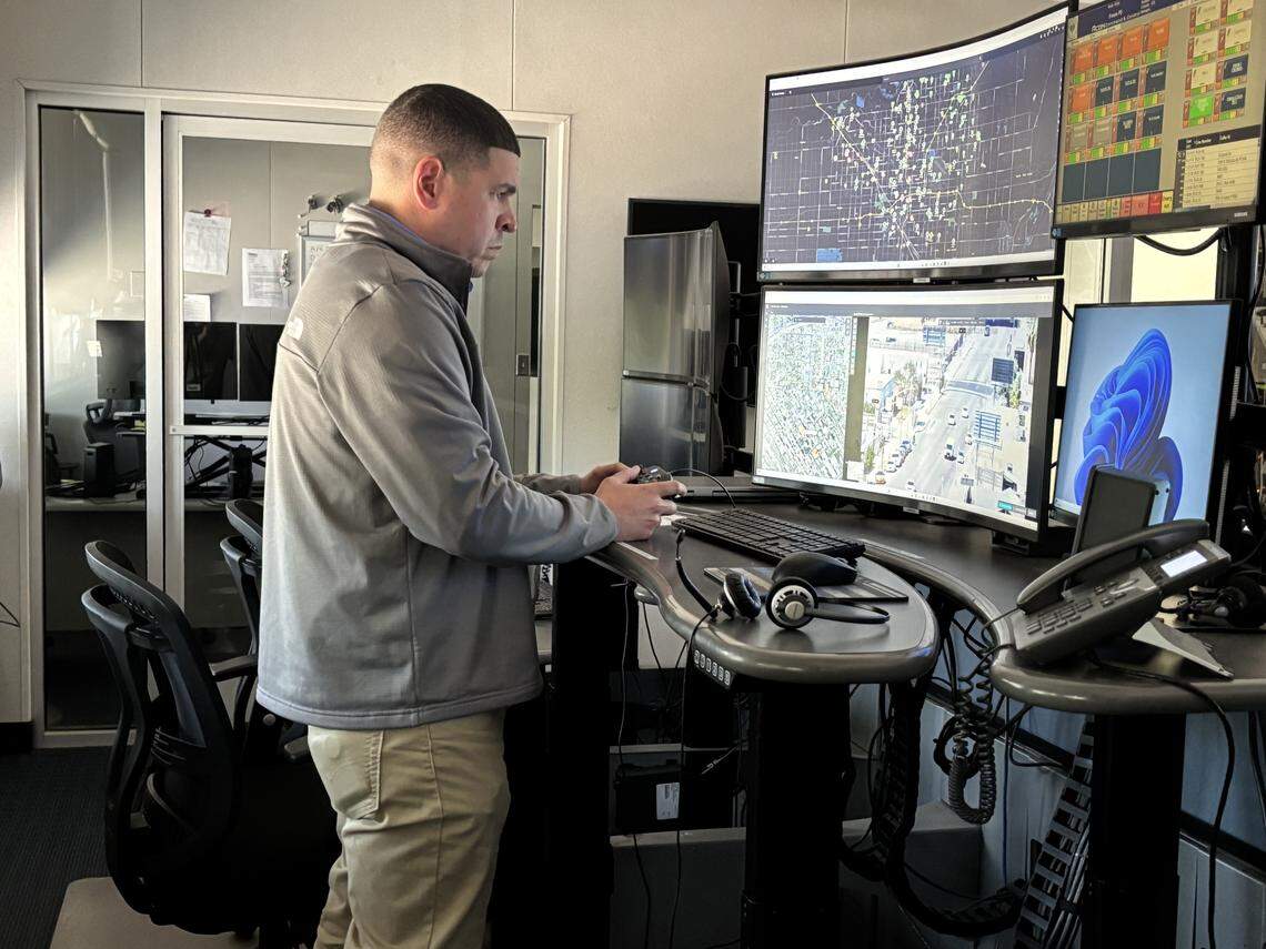 The drones can operate themselves autonomously, or they can be controlled by pilots at Fresno Police headquarters. They can be operated by officers in the field and handle on-scene battery changes as well.