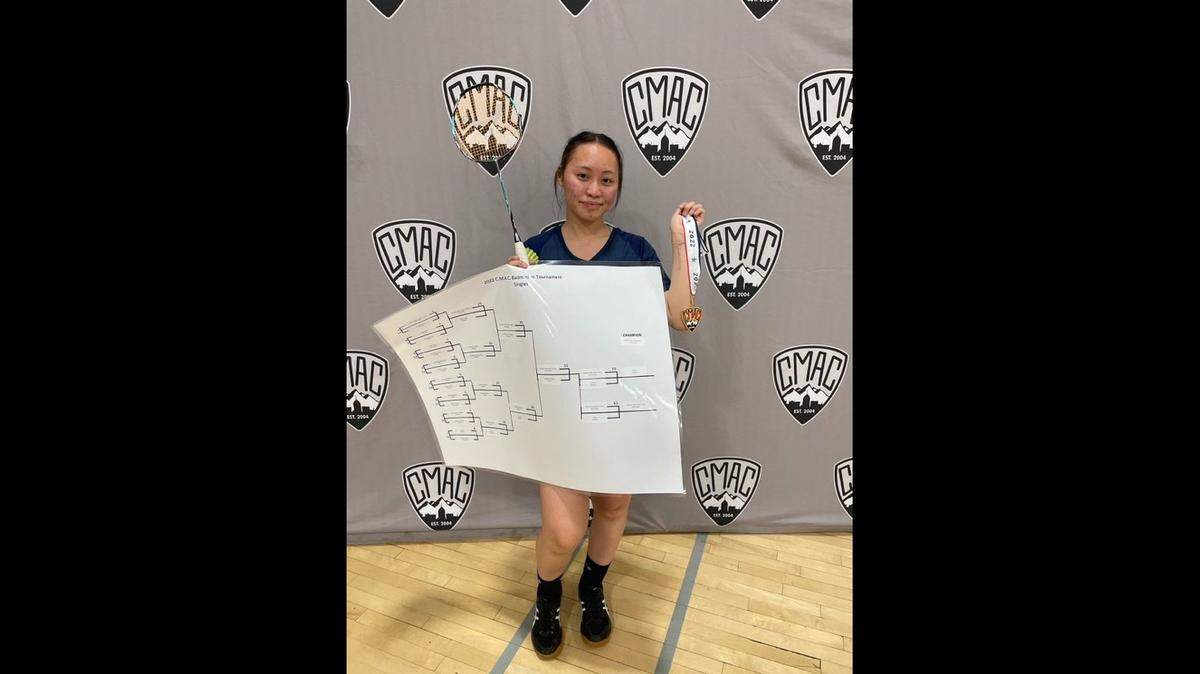 April Vang of Sunnyside badminton