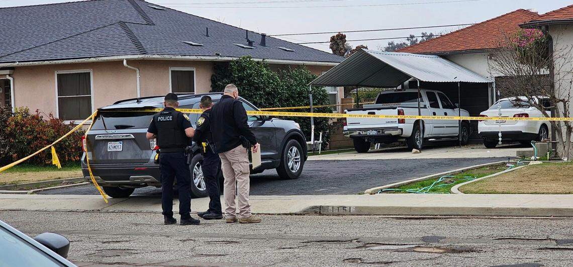 Two people were found dead in the backyard of a Reedley, California home on Saturday, Jan. 6, 2024.