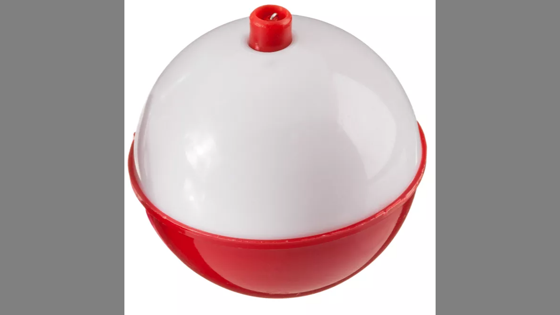 The red and white bobber is a tackle box staple.