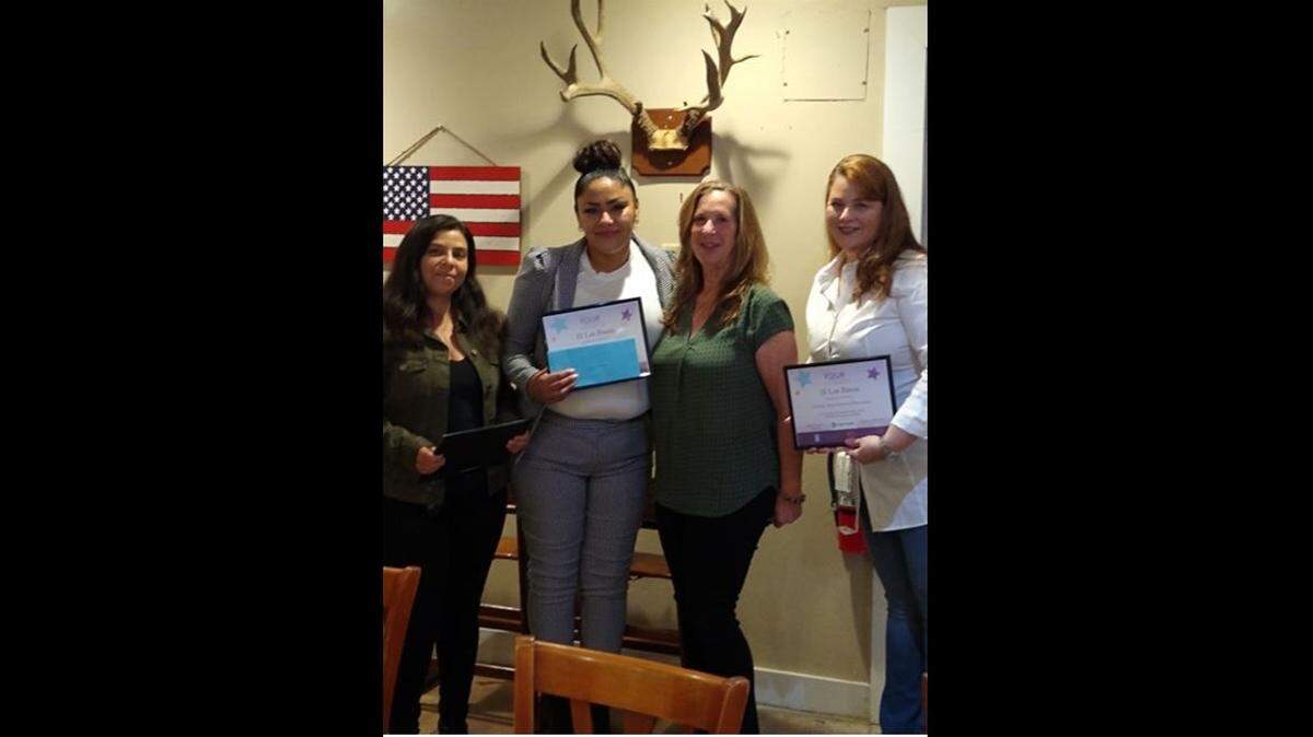 The Los Banos Soroptimist held one of their banner events Feb. 28 when the club hosted a social night for prospective new members, as well as awarding of the three winners with the Live Your Dream award.