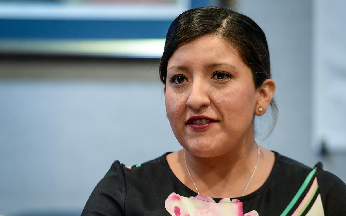 Melissa Hurtado of Sanger, who beat out incumbent Andy Vidak for California’s 14th Senate District, sits in an interview with The Fresno Bee on Wednesday, Dec. 5, 2018.