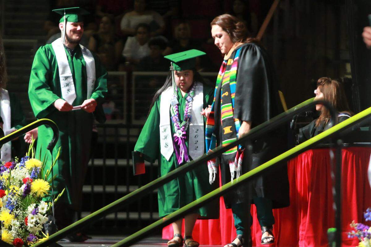 Hoover High School Class of 2022 commencement ceremony Monday night (June 6) at the at the Save Mart Center.