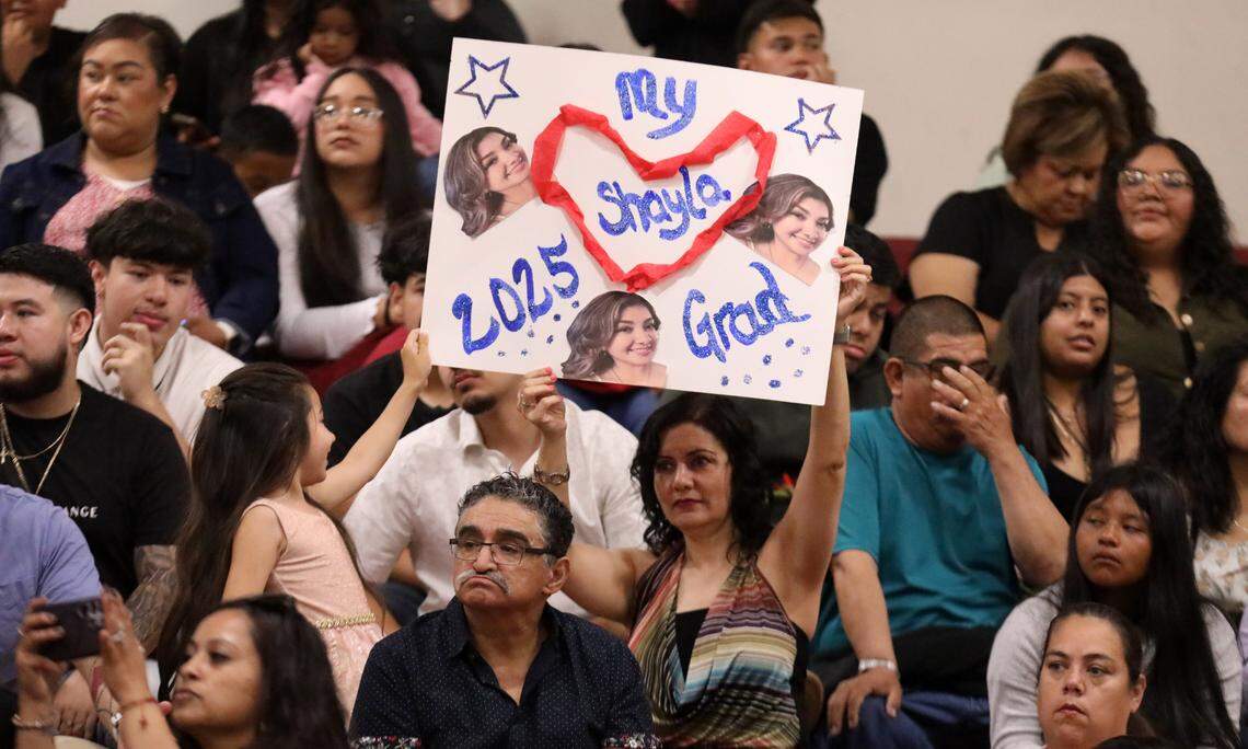 The 23rd annual Latino Achievement Graduation at Fresno City College filled the campus gym on May 17, 2025.