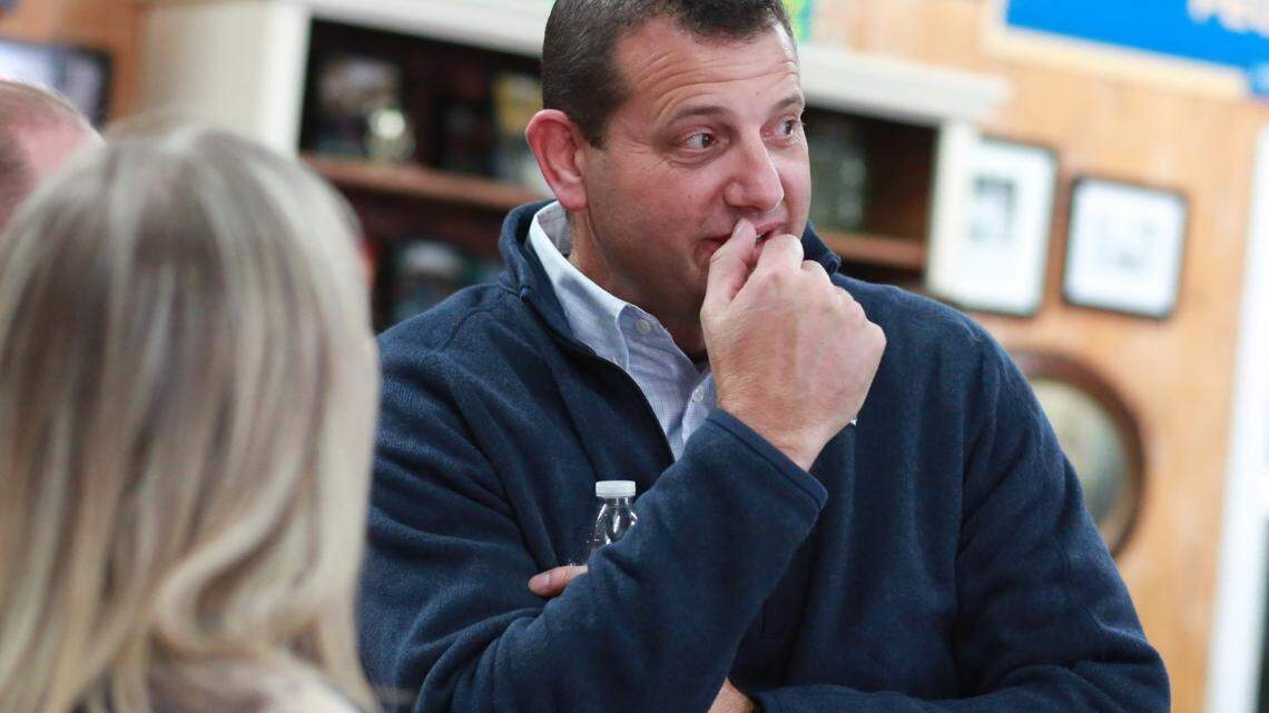 Who is leading the toss-up congressional election between David Valadao and Rudy Salas?