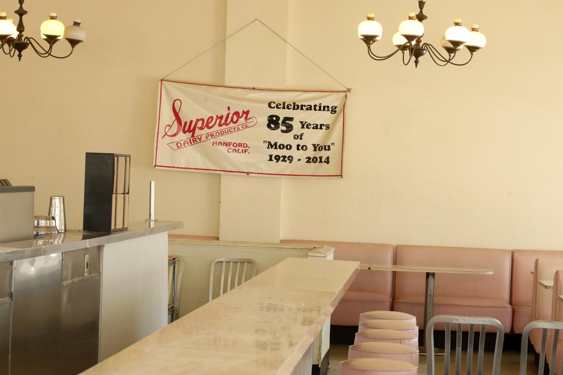 Superior Dairy’s dining room, which closed due to the COVID-19 pandemic and only took take-away orders, would reopen in the future. &nbsp;