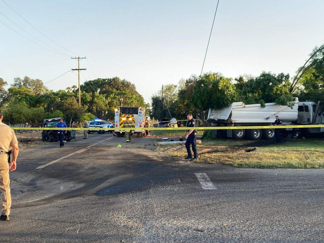 A 59-year-old dump truck driver was killed in a two-vehicle collision at Brawley and Church avenues in Fresno, California on Thursday, April 7, 2022. He was identified as Jeffrey Mazaroff of Kerman.