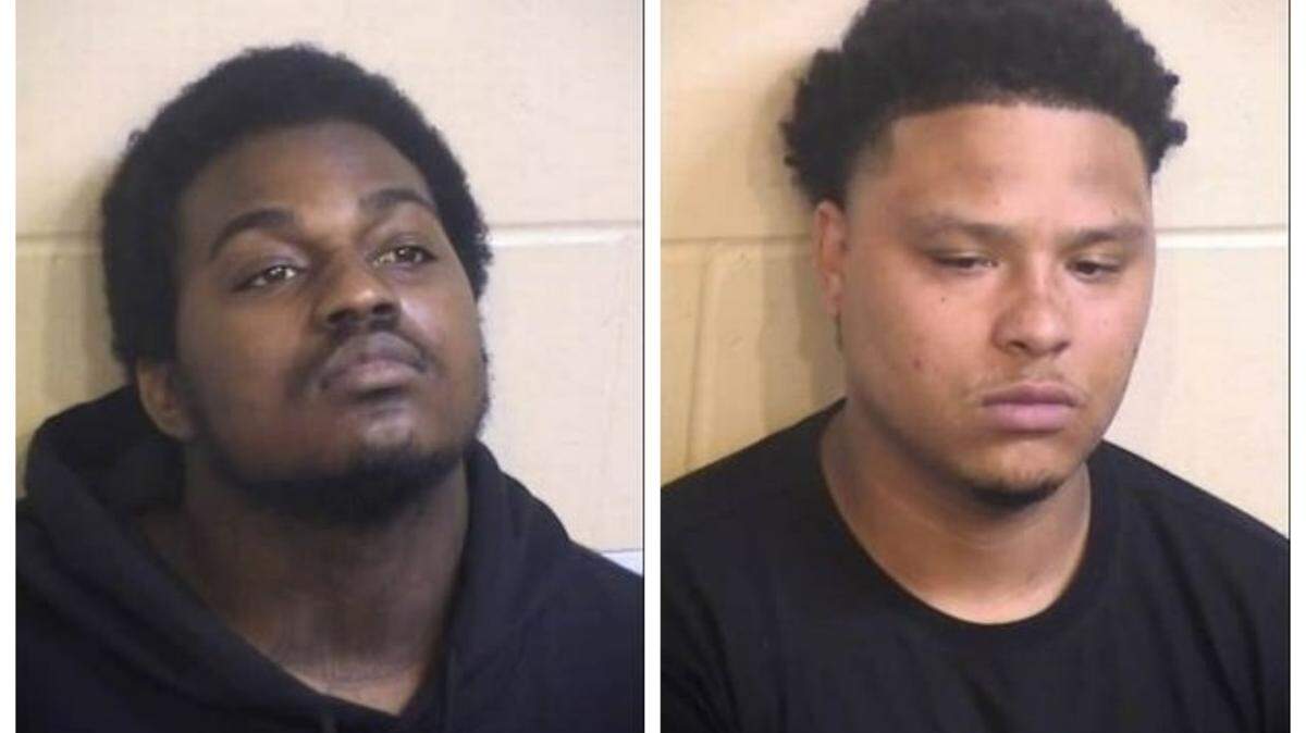 Thyshawn Thompson, 27, and Lenard Luster, 25, are shown.