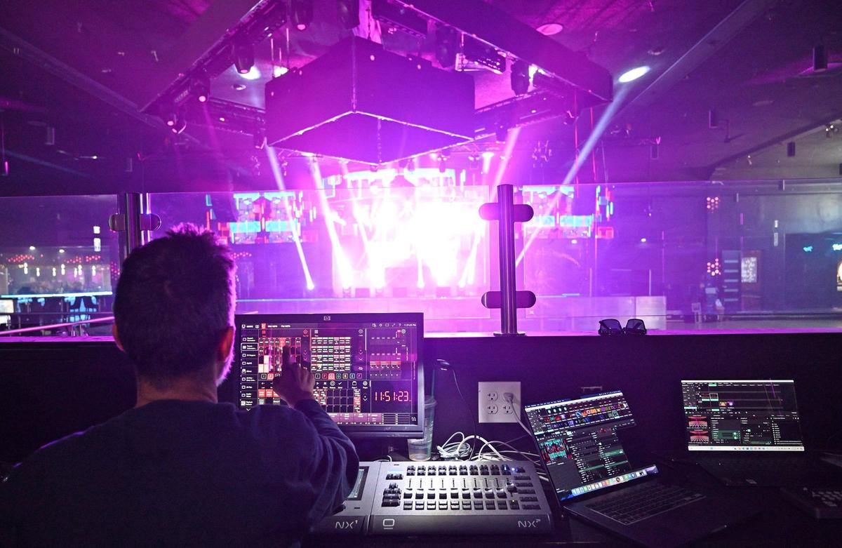 Stage lighting has been updated at the Rainbow Ballroom Photographed Wednesday, July 31, 2024 in downtown Fresno.