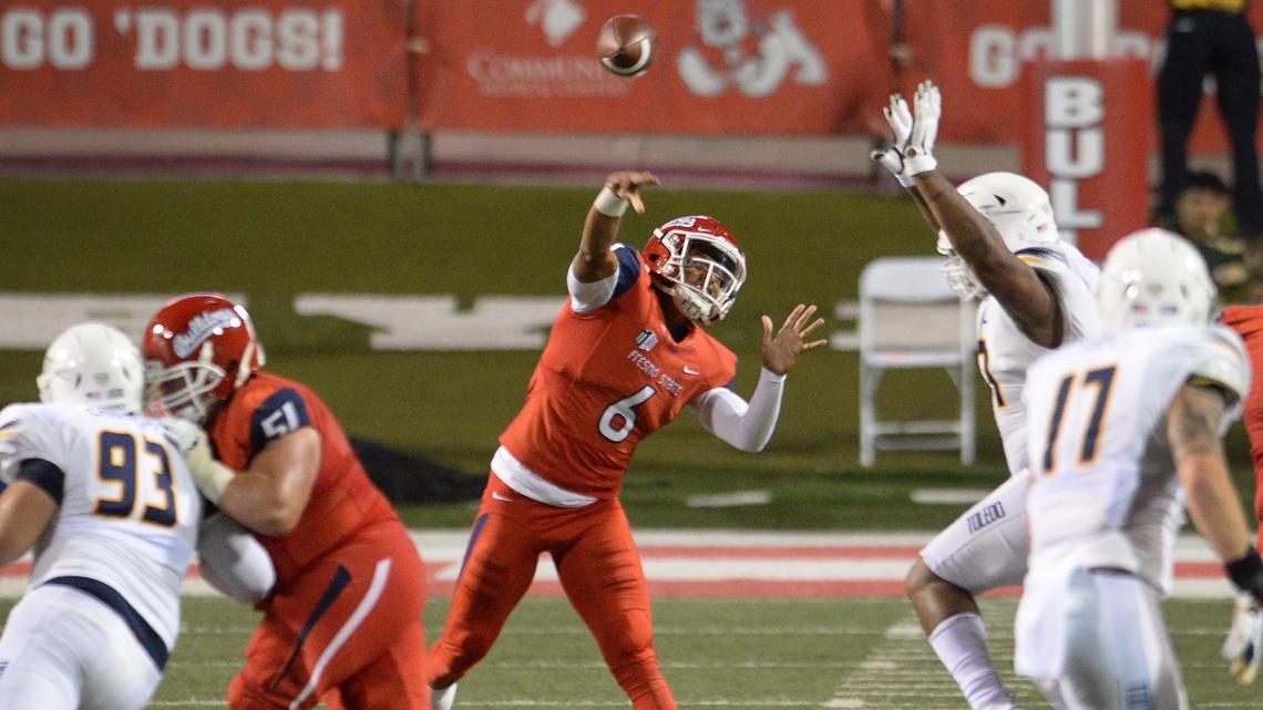 Fresno State quarterback Marcus McMaryion twice has been honored as the offensive player of the week in the Mountain West Conference and is off to a strong start in 2018. How strong? His completion percentage and efficiency rating over his first 150 passes are higher than Derek Carr’s first 150 passes in 2013.