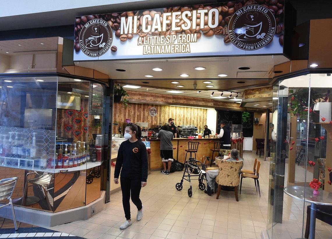 Mi Cafesito, a Latin America-themed coffee shop, tucked in a corner of Manchester Mall, offers coffee from several Latin America countries, as well as healthy energy drinks.