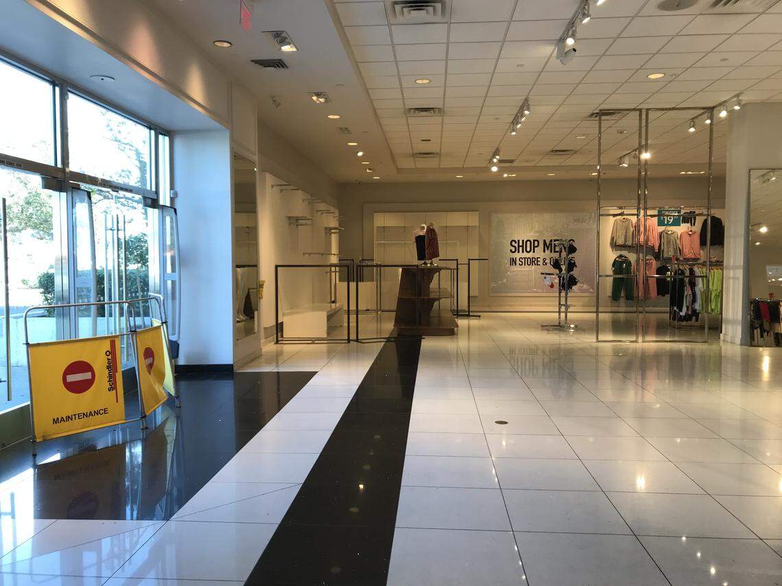 The Forever 21 at Fashion Fair mall in Fresno is staying open, despite the retailer closing 29 locations in California. The Fresno store has shrunk, however, with fewer racks and wide swaths of empty space.