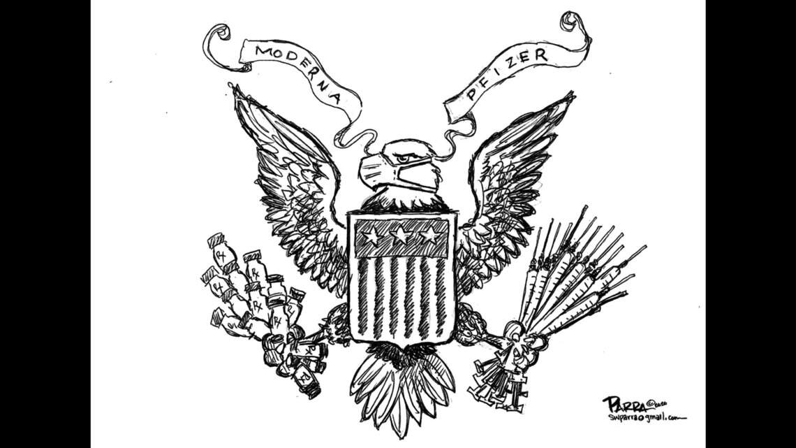 New COVID vaccines importance to America: SW Parra editorial cartoon for Dec. 20, 2020
