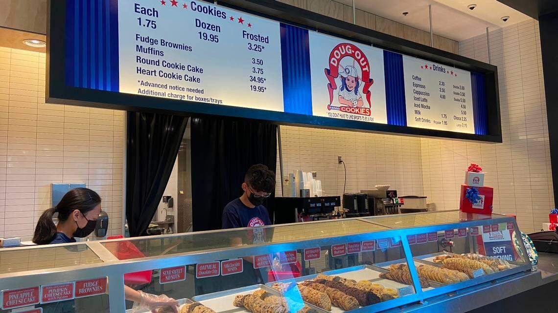 Workers at Doug-Out Cookie in Fresno are shown.