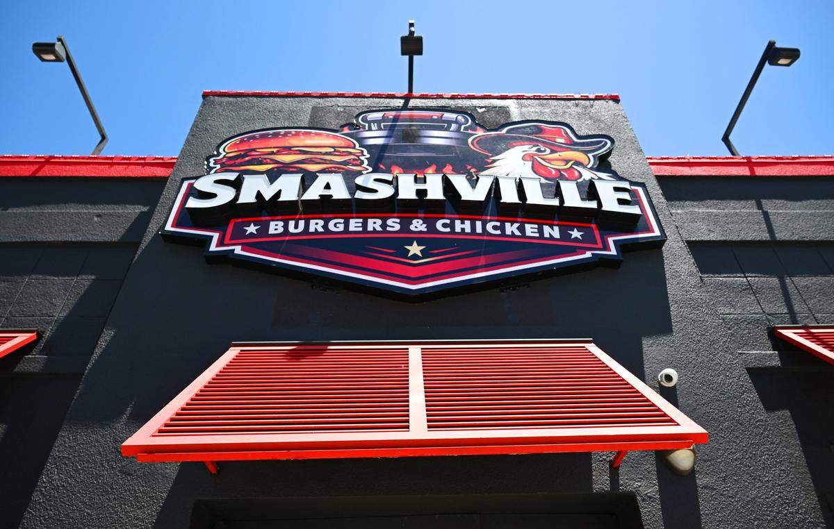 Smashville Burgers & Chicken will be opening in the former KFC on C Street near Fresno Street in downtown Fresno, photographed June 3, 2026.