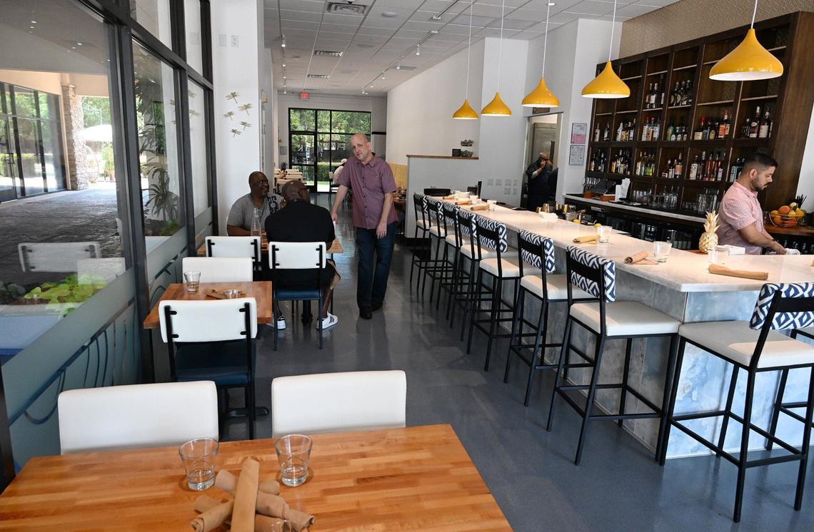 Yolked Kitchen features a bright and airy decor for breakfast and lunch. Photographed Thursday, July 11, 2024 in Clovis.